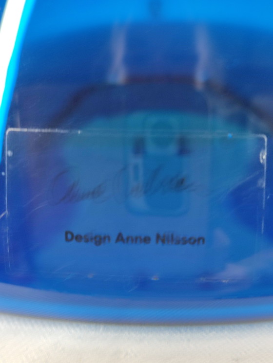 Image 1 of Anne Nilsson design vaas - Diabolo - Blauw