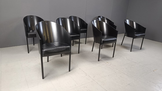 Image 1 of Vintage Costes stoelen van Philippe Starck voor Aleph, set van 8
