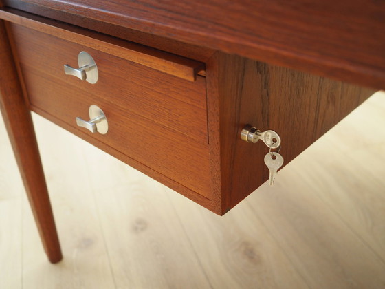 Image 1 of Teakhouten bureau, Deens ontwerp, 1970S, Ontwerper: Finn Juhl, Fabrikant: Frankrijk & Zoon