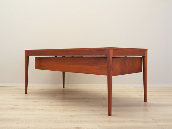 Image 1 of Teakhouten bureau, Deens ontwerp, 1970S, Ontwerper: Finn Juhl, Fabrikant: Frankrijk & Zoon