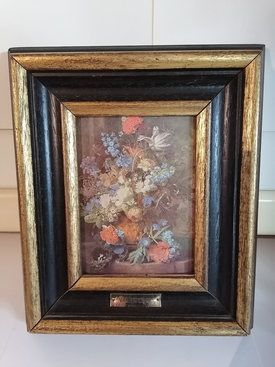 Image 1 of Zeer Mooie Kunstdruk Van Jan Van Huysum