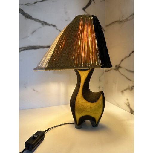 Vintage lamp van Lilette en Gilbert Valentin voor Les Archanges, Frankrijk 1950
