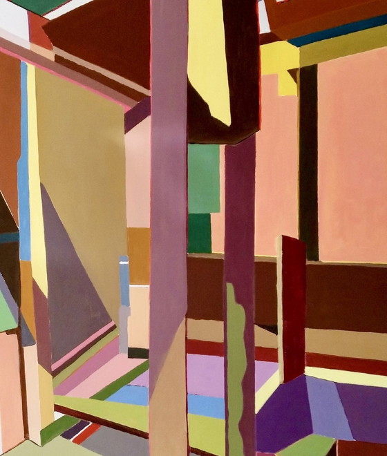 Image 1 of Kleurrijk Schilderij