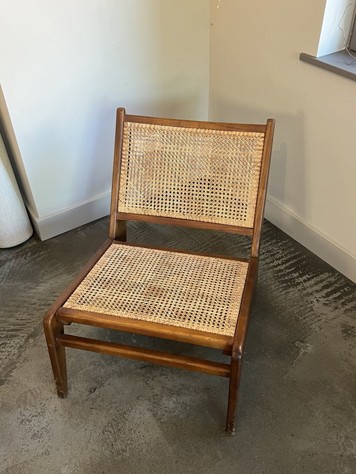 Mokko - Detjer Kangaroo Chair - Donkerbruin - Rotan / Rattan