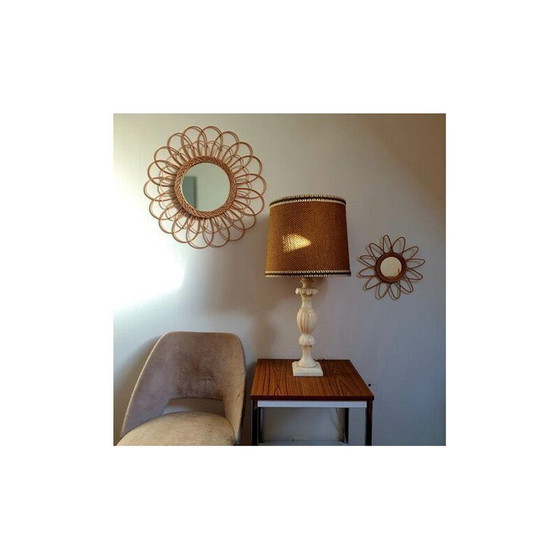 Image 1 of Vintage lamp met marmeren voet, 1960