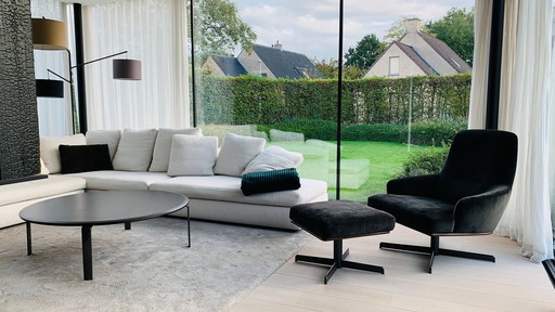 Minotti Kraag sofa set van 3 stuks