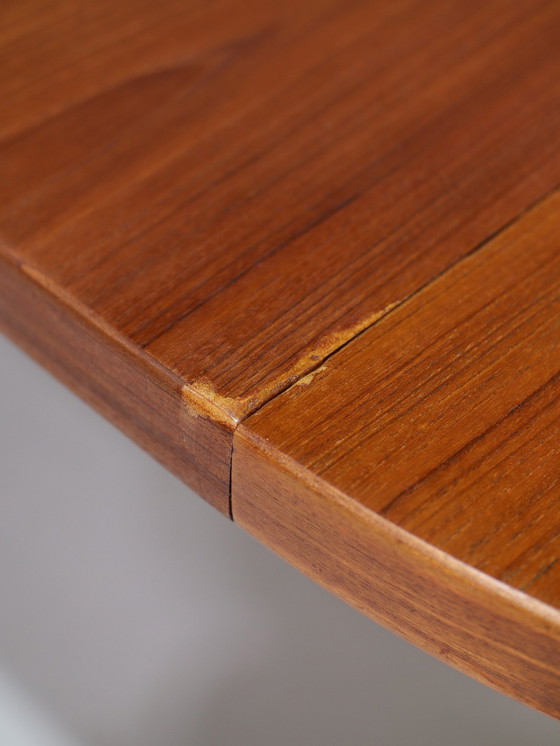 Image 1 of Ronde Eettafel Uitschuifbaar Deens in de stijl van Kai Kristiansen