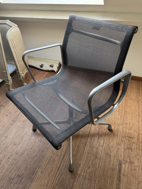 Image 1 of Eames Ea108 Netweave Black Office Chair