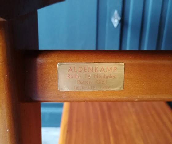 Image 1 of Midcentury Bijzettafel Aldenkamp Holland