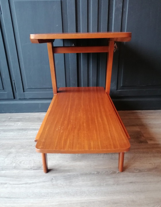 Image 1 of Midcentury Bijzettafel Aldenkamp Holland