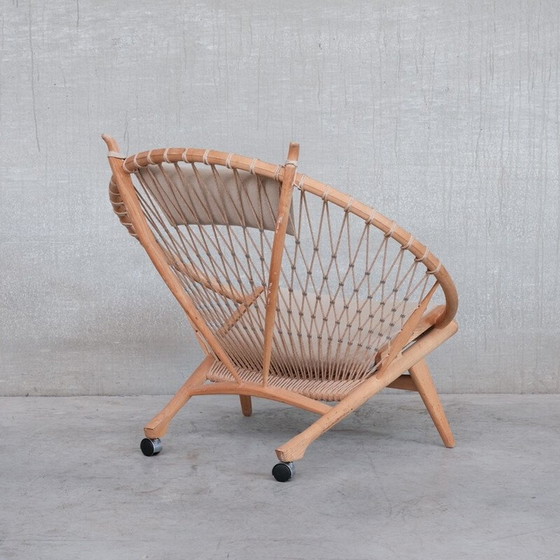 Image 1 of Deense mid-century cirkel fauteuil van Hans J Wegner voor Pp mobler, jaren 1980