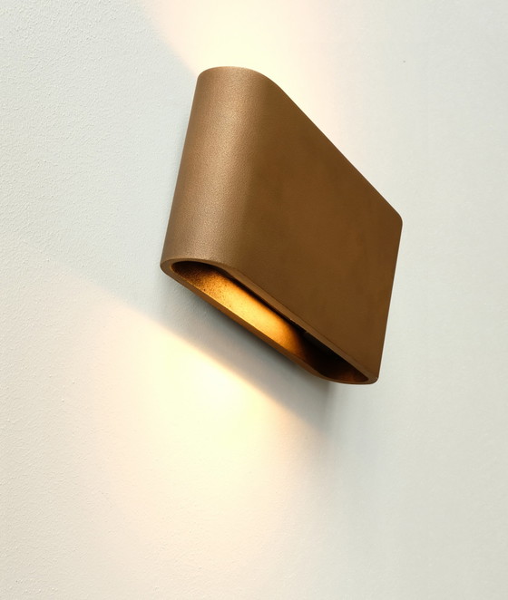 Image 1 of 5x Jacco Mariswandlamp bronze solo wall led 26 nieuw