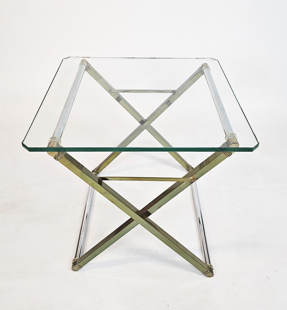 Image 1 of Ghyczy - Design Peter Ghyczy - Messing -  Glas - Side Table - Holland - 1960'S