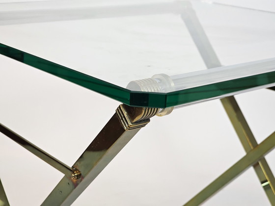 Image 1 of Ghyczy - Design Peter Ghyczy - Messing -  Glas - Side Table - Holland - 1960'S