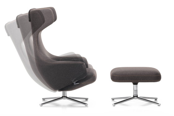 Image 1 of Vitra Grand Repos + Ottoman Stof Kvadrat Hallingdal Showmodel 