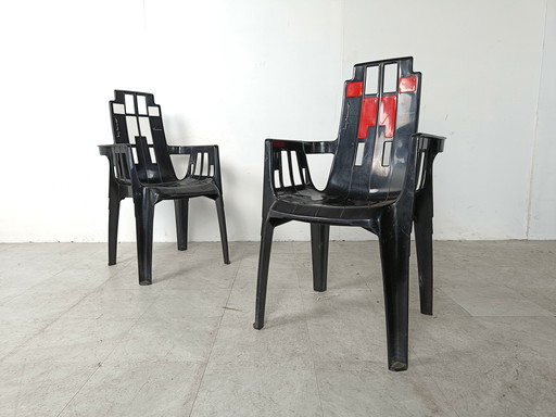 6x Henry Massonnet stoelen