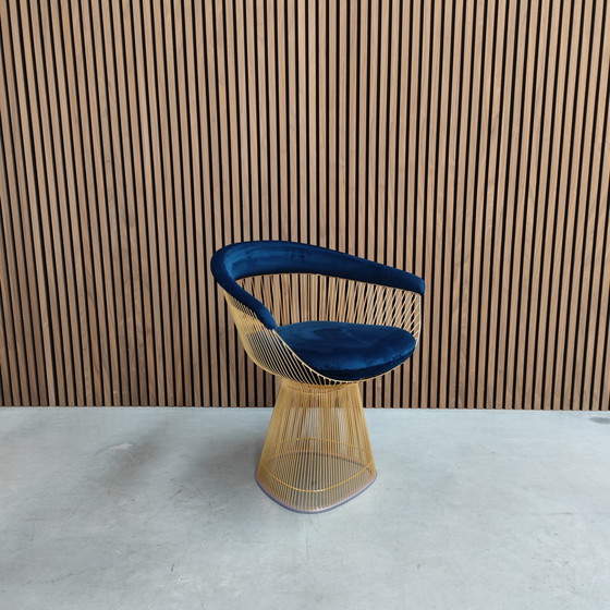 Image 1 of Knoll Warren Platner chair 18krt gold