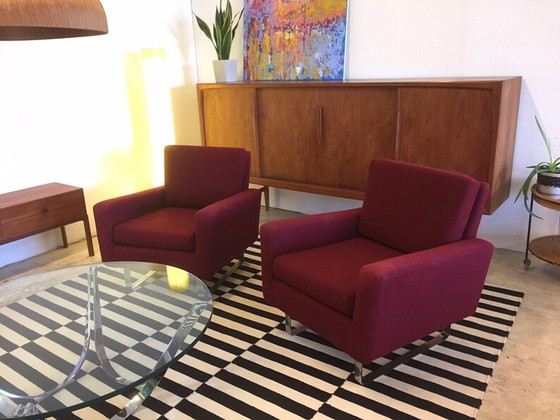 Image 1 of 2x Florence Knoll 25 BC Loungestoelen