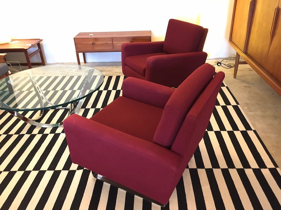 Image 1 of 2x Florence Knoll 25 BC Loungestoelen