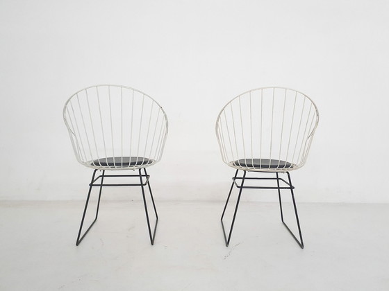 Image 1 of D. Dekker Voor Tomado Stijl Draadstoelen, Nederland 1950'S