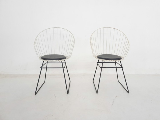 Image 1 of D. Dekker Voor Tomado Stijl Draadstoelen, Nederland 1950'S