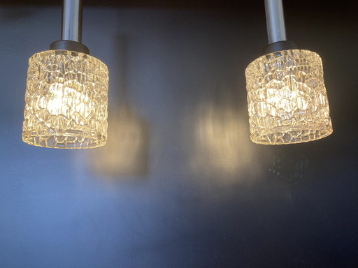 2X Wila Duitsland Vintage Hanglampen