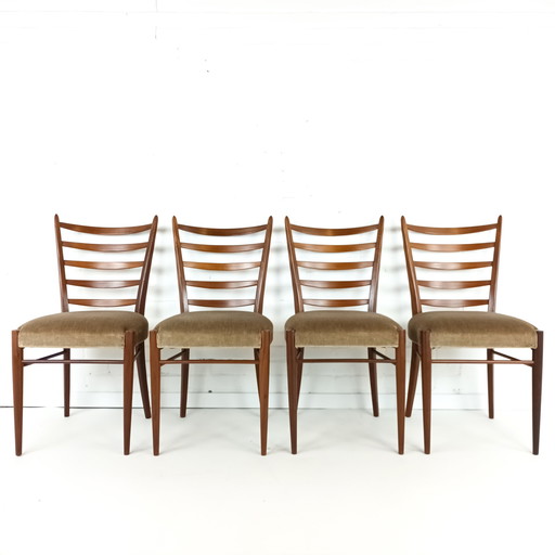 4x vintage stoel Deens design