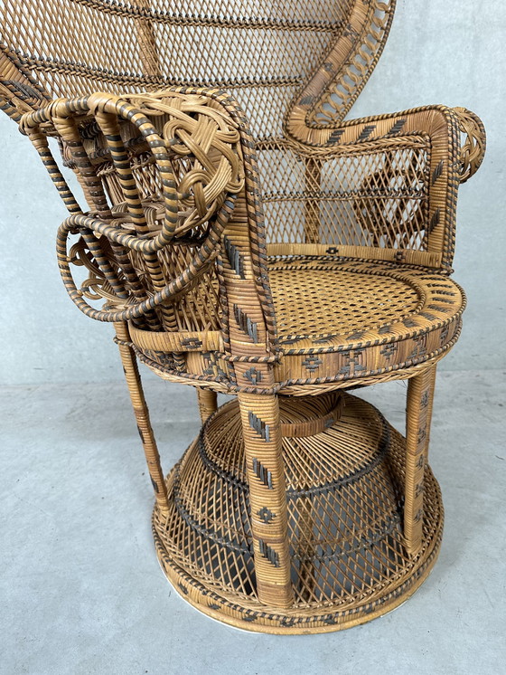 Image 1 of Vintage ‘peacock’ chair 