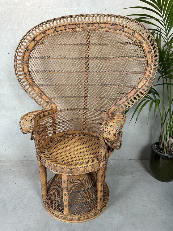 Image 1 of Vintage ‘peacock’ chair 