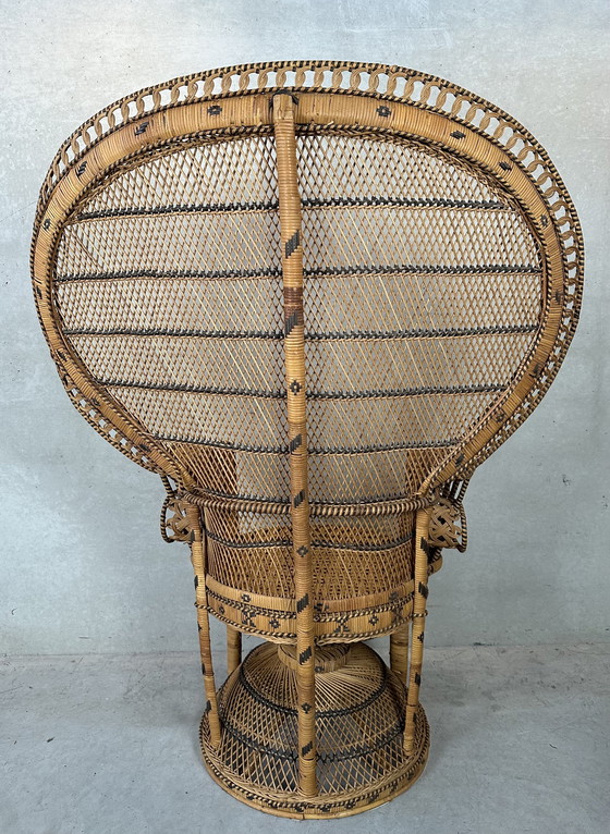 Image 1 of Vintage ‘peacock’ chair 