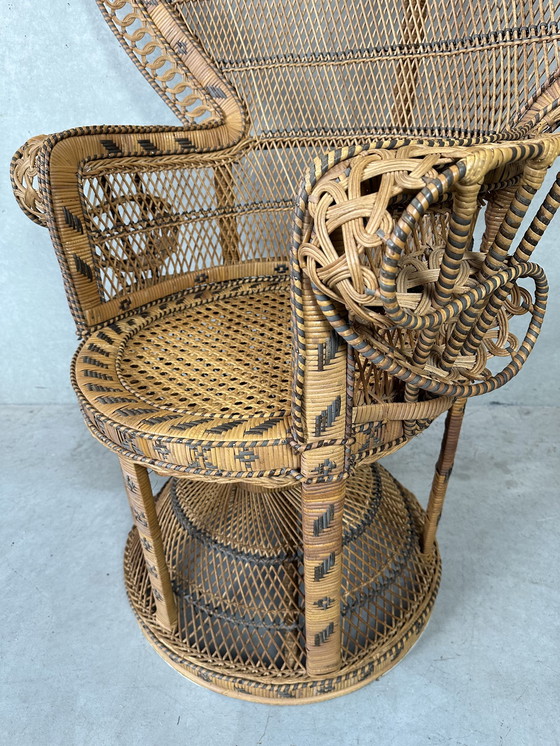 Image 1 of Vintage ‘peacock’ chair 