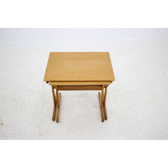 Image 1 of Eikenhouten salontafels uit de Mid Century, Denemarken 1960