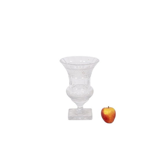 Image 1 of Vintage Medicis vaas in geslepen kristal