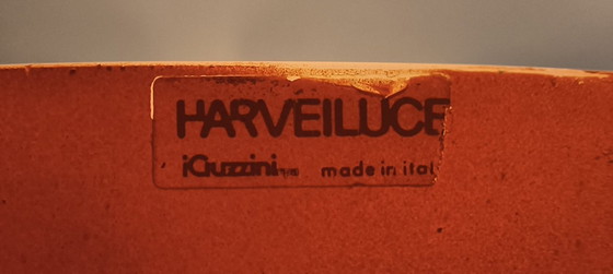 Image 1 of Prachtige authentieke staande lamp gesigneerd Harvey Guzzini 1970 Made In Italia