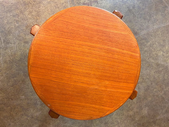 Image 1 of Krukjes bijzettafel Møbelfabrikken Toften deens design teak