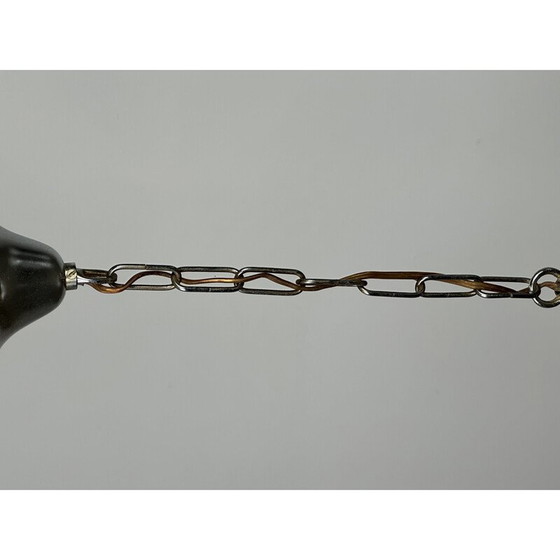 Image 1 of Vintage kroonluchter van Murano glas en hout voor Mazzega, Italië 1970