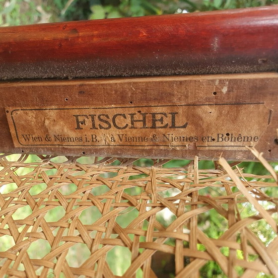 Image 1 of Vintage verstelbare gebogen houten fauteuil Fischel 1910
