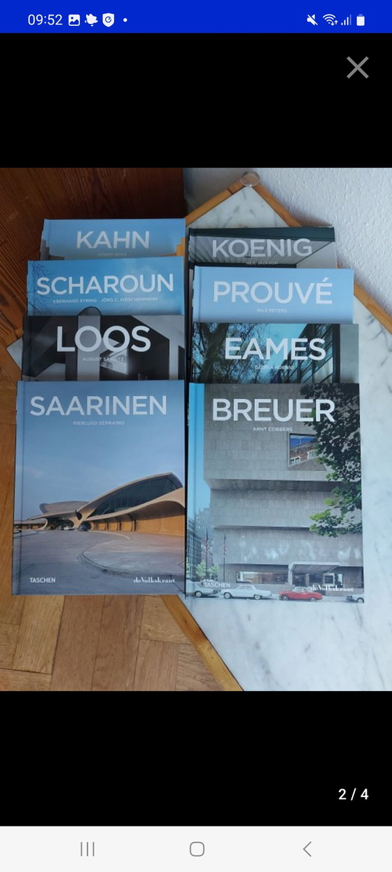 Image 1 of Taschen Complete Serie Wereldarchitecten 20 boeken