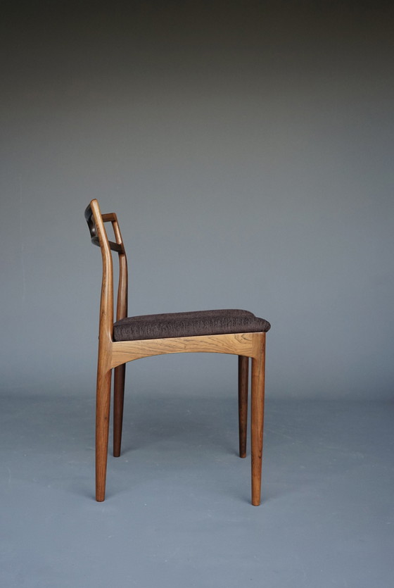 Image 1 of Model 94 Eetkamerstoelen van Johannes Andersen voor Christian Linneberg, Denemarken, 1960. Set van 6