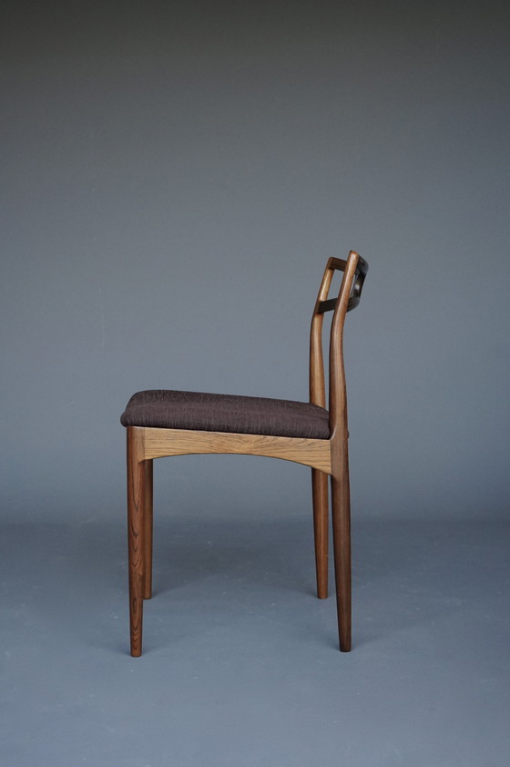 Image 1 of Model 94 Eetkamerstoelen van Johannes Andersen voor Christian Linneberg, Denemarken, 1960. Set van 6