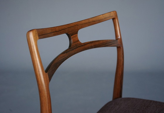 Image 1 of Model 94 Eetkamerstoelen van Johannes Andersen voor Christian Linneberg, Denemarken, 1960. Set van 6