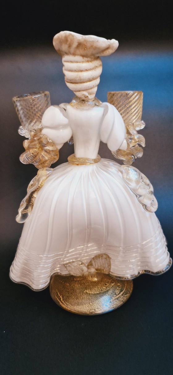 Image 1 of 60'S Murano glas set van boom kandelaars sculpturen