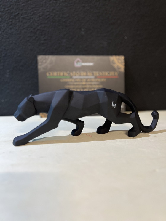 Image 1 of "Stealth Panther" Geometrische Kunst Sculptuur Home Decore