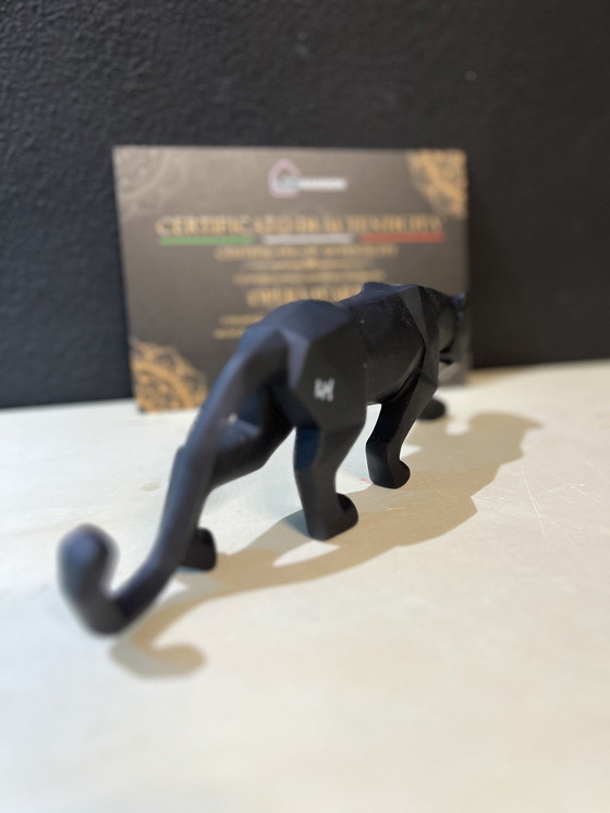 Image 1 of "Stealth Panther" Geometrische Kunst Sculptuur Home Decore