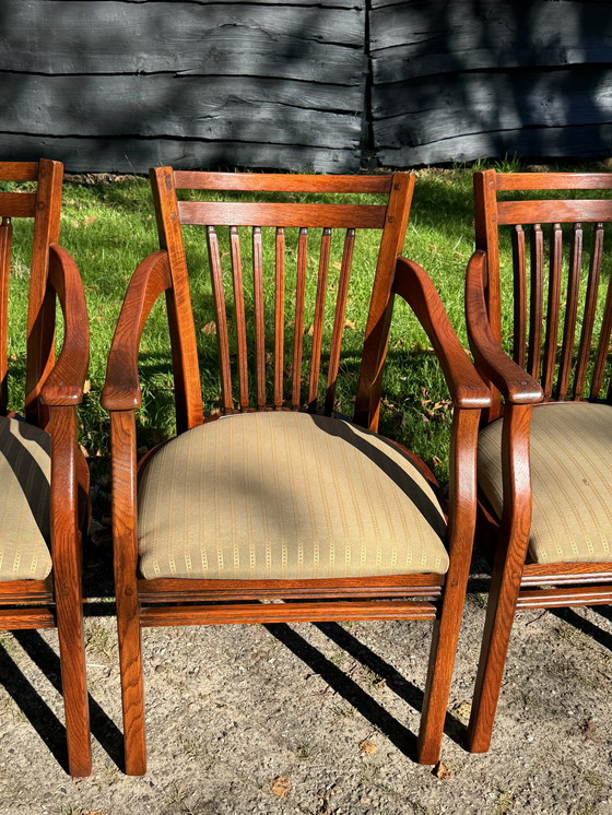 Image 1 of Schuitema Uitschuifbare Tafel Met 6 Stoelen