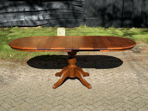 Image 1 of Schuitema Uitschuifbare Tafel Met 6 Stoelen