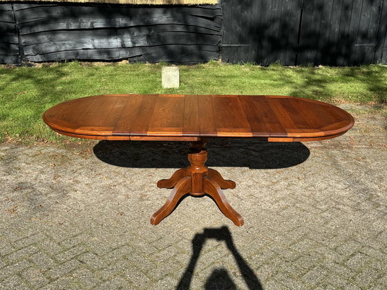 Image 1 of Schuitema Uitschuifbare Tafel Met 6 Stoelen