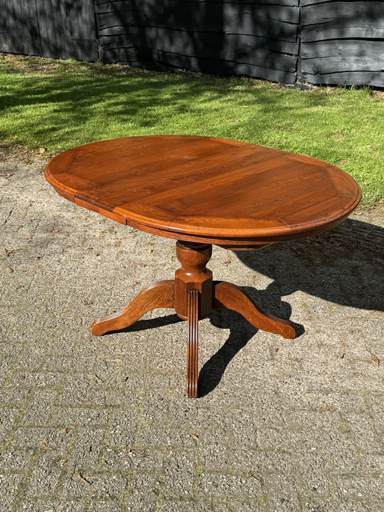 Image 1 of Schuitema Uitschuifbare Tafel Met 6 Stoelen