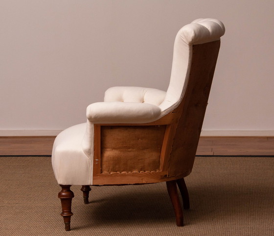 Image 1 of Victoriaanse gedeconstrueerde fauteuil