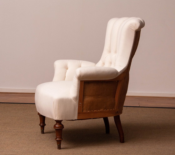 Image 1 of Victoriaanse gedeconstrueerde fauteuil